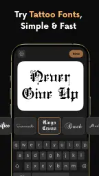 Tattoo Font Designer & Editor 3