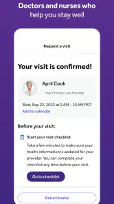 Teladoc Health screenshot