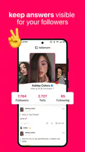 Tellonym: anonymous questions screenshot