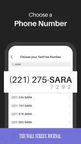 Text Free: Second Call Number screenshot
