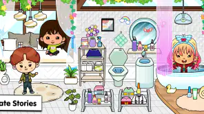 Tizi Princess Home Design Game screenshot