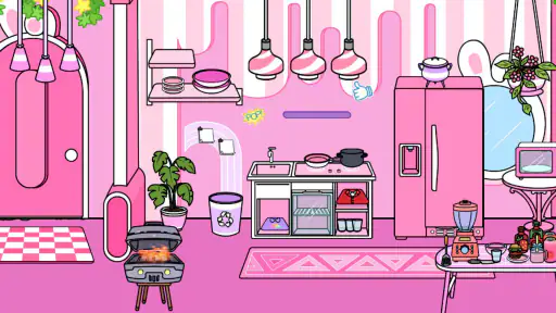 Tizi Town - Pink Home Decor 3