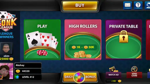 Tonk League Card Game 1