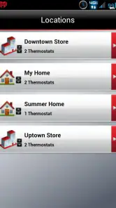Total Connect Comfort screenshot