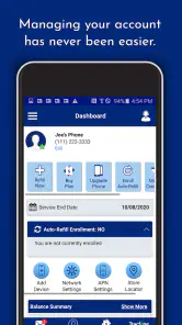 TracFone My Account screenshot