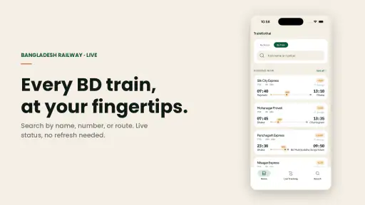 TrainKothai - BD Train Tracker 5