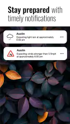 Transparent clock and weather 2