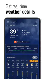 Transparent clock and weather 5