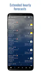 Transparent clock weather Pro 5