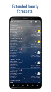 Transparent clock weather Pro screenshot