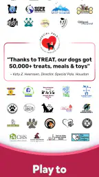TREAT: Play & impact REAL dogs 5