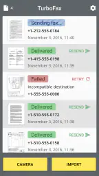 Turbo Fax: send fax from phone 1