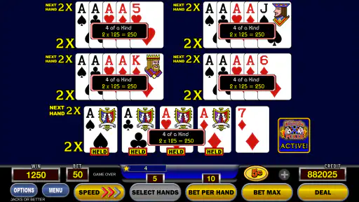 Ultimate X Poker™ Video Poker 4
