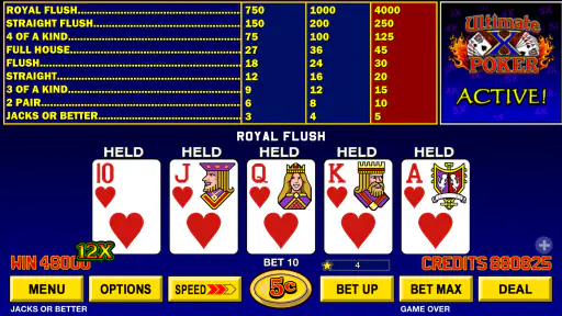 Ultimate X Poker™ Video Poker 7