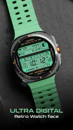 ULTRA Digital Retro watch face 1