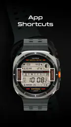 ULTRA Digital Retro watch face 6