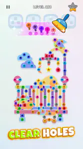 Unscrew Nuts Sort: Pin Puzzle screenshot
