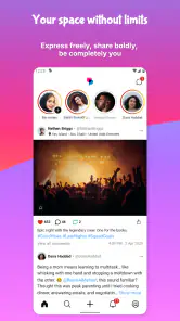 UpScrolled screenshot