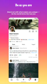 UpScrolled screenshot