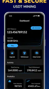 USDT Mining, Crypto USDT Miner screenshot