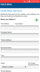 USPS MOBILE® screenshot
