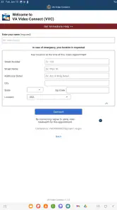 VA Video Connect screenshot