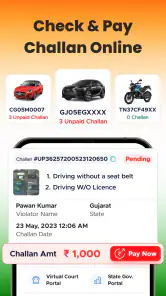 Vehicleinfo - RTO Information screenshot