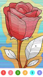 Vivid Color Paint By Number 6