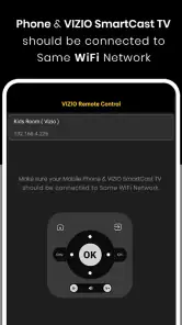 Vizio Smart TV Remote screenshot