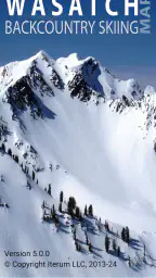Wasatch Backcountry Skiing Map 1