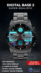 WB Digital Base 2 Watch Face 1