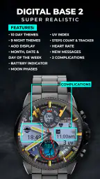 WB Digital Base 2 Watch Face 4