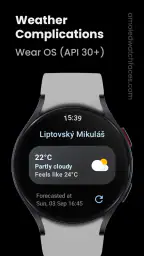 Weather Complications: Wear OS 1