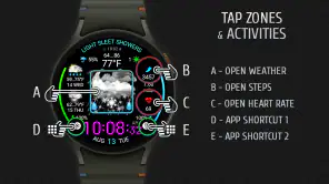 Weather watch face W5.5 screenshot