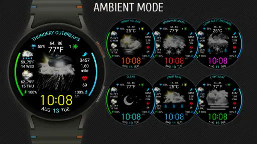 Weather watch face W5.5 5