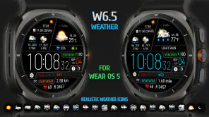 Weather watch face W6.5 screenshot