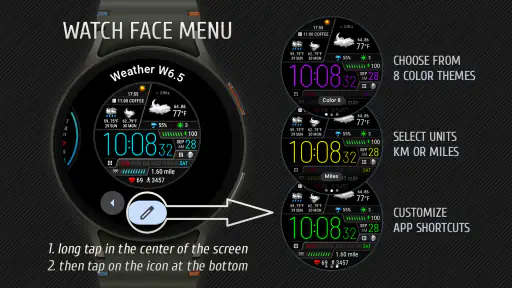 Weather watch face W6.5 2