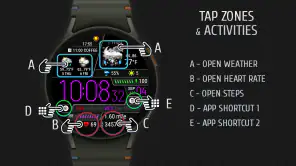 Weather watch face W6.5 screenshot