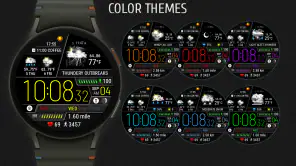 Weather watch face W6.5 screenshot