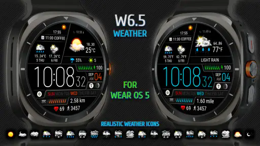 Weather watch face W6.5 6