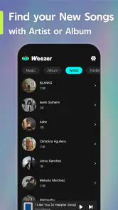 Weezer-Audio Bliss screenshot
