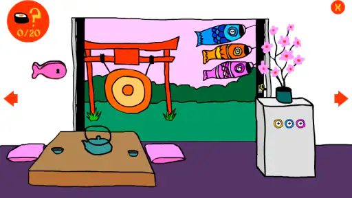 Where is cat? 6