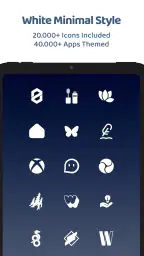 White Moonlight Icon Pack 6