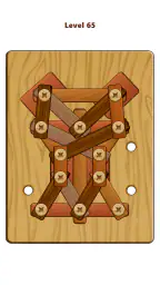 Wood Nuts & Bolts Puzzle 6