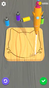 Wood Turning 3D - Carving Game screenshot