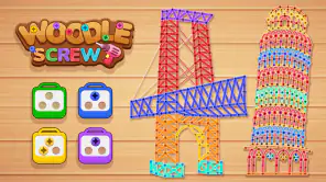 Woodle Screw Jam: Nuts & Bolts screenshot