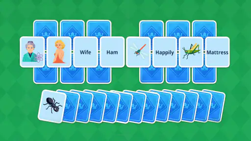 Word Card Sort: Solitaire 7