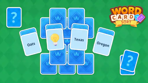 Word Card Sort: Solitaire 8