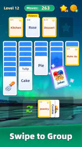 Word MindSort: Solitaire screenshot