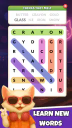 Word Search Meow - Cat Puzzle 2